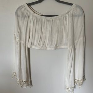 Off the Shoulder Crop Top
